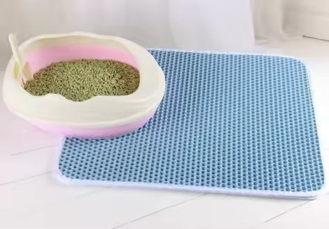 Tapis de Litière pour Chat – Double Couche Imperméable
