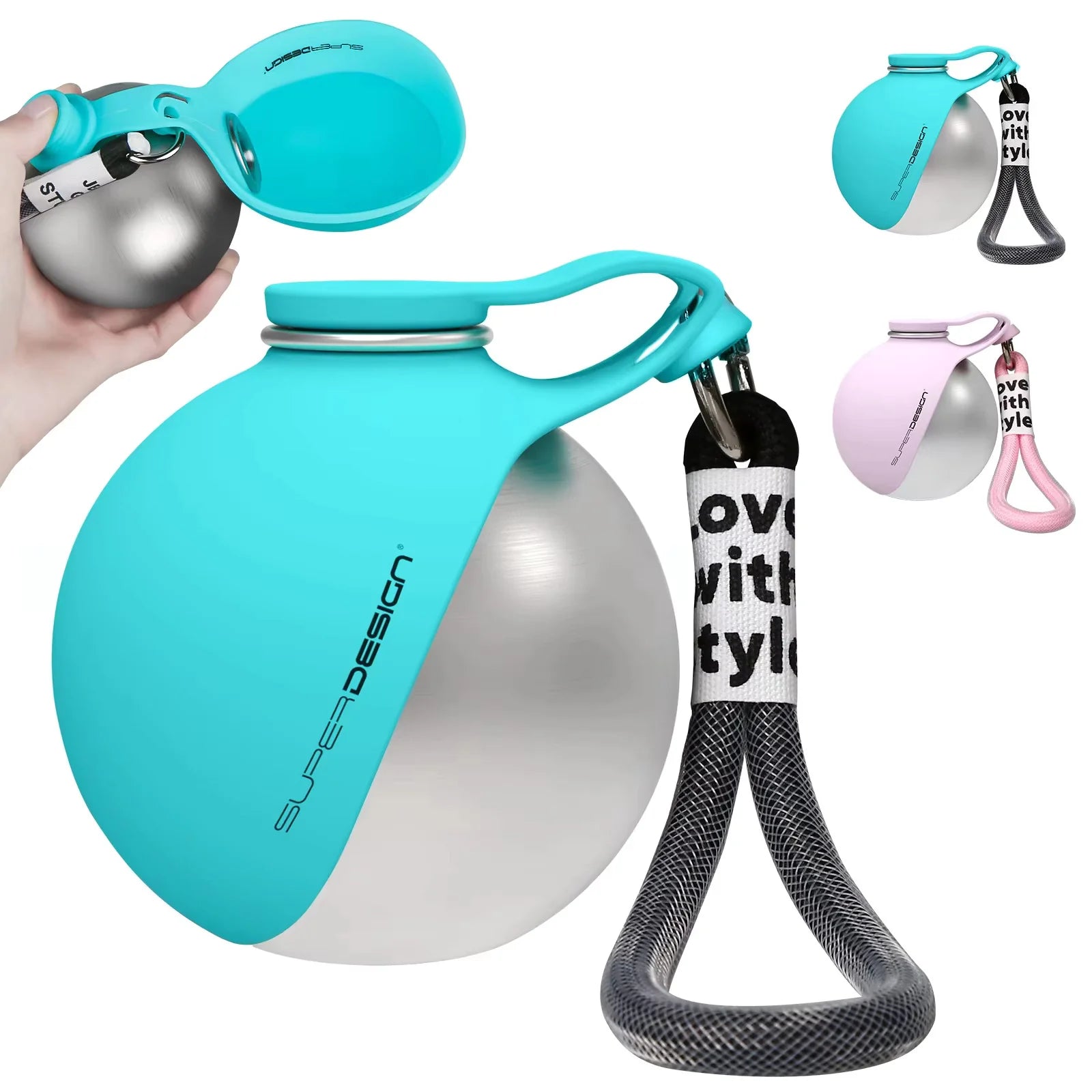 Gourde Nomade pour Animaux – Bol Pliable
