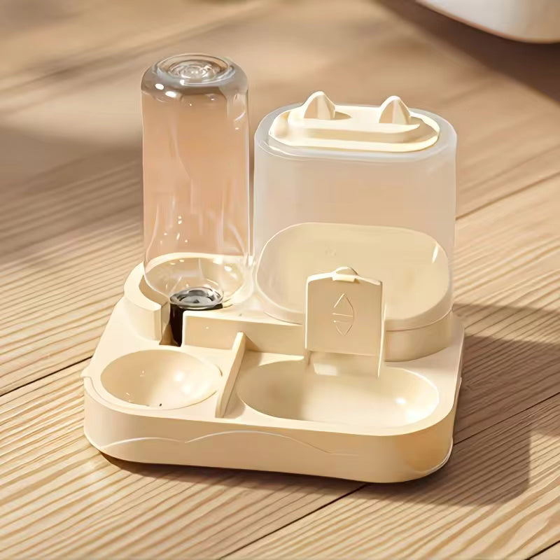 Distributeur 2-en-1 Eau & Nourriture pour Chien et Chat