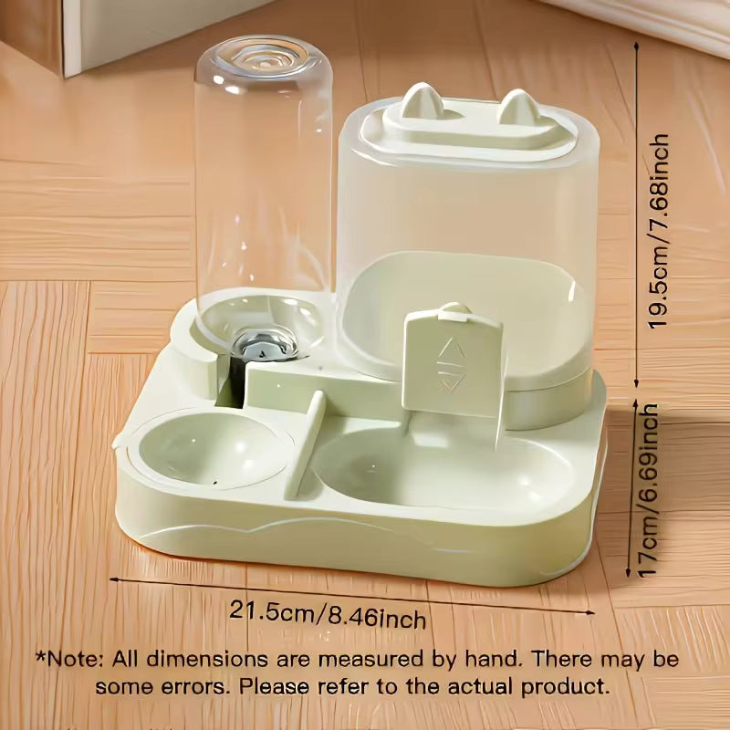 Distributeur 2-en-1 Eau & Nourriture pour Chien et Chat